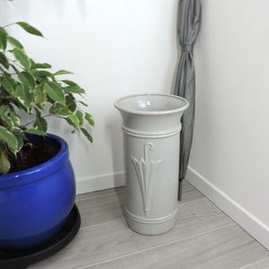 Vintage 1970s West Germany Ceramic Umbrella Stand