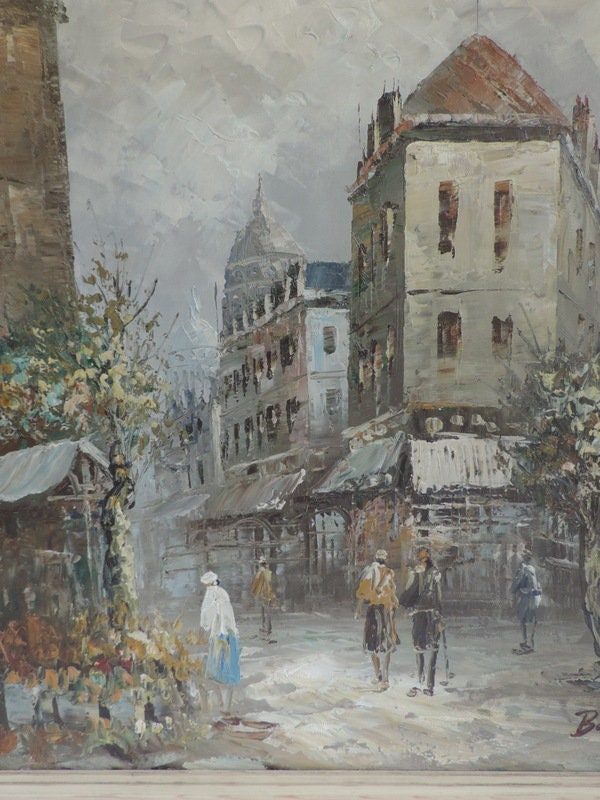 キャロライン・バーネットによる27インチ×23インチのキャンバスに油彩