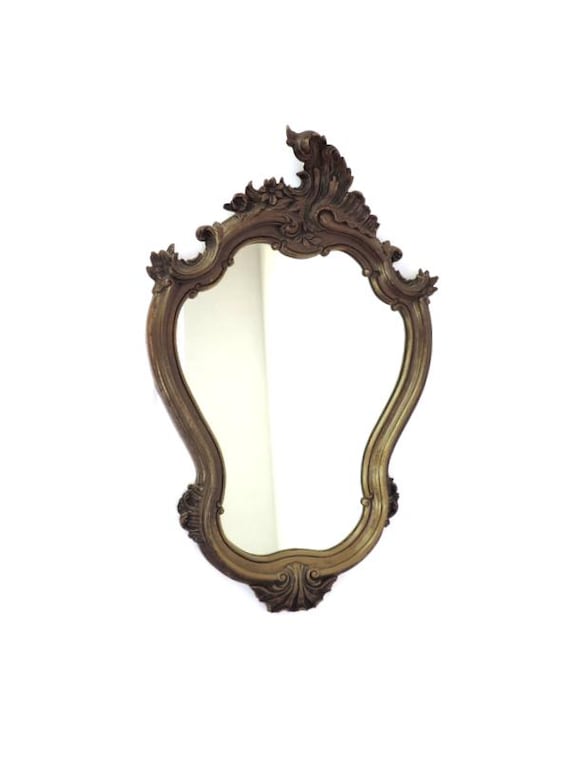 フランス製ヴィンテージ 20インチ x 13インチ バロックスタイル 樹脂製