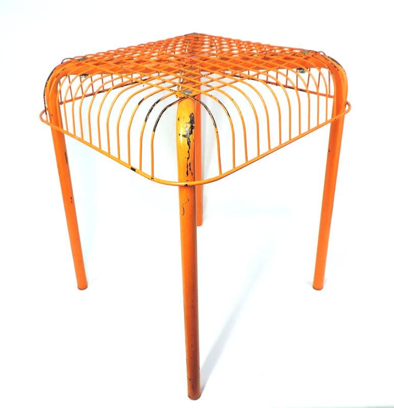 美品・廃盤・希少】 IKEA VÄSTERÖN オレンジ スツール イケア B IKEA