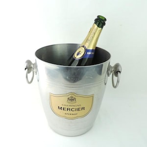 French Vintage Mercier Champagne Bucket, Vintage Barware
