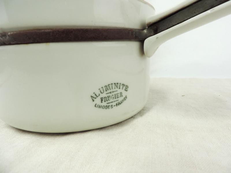 French Antique Limoges Porcelain and Aluminite Frugier