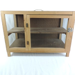 French Vintage Large Pie Safe, Portable pantry, Cheese Keeper, Garde-manger