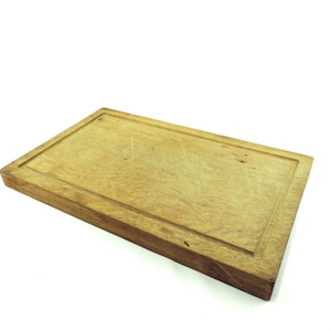 Französisches Vintage 15 &quot;1/2 x 9 &quot;1/2 Holz Schneidebrett&quot;