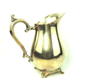 Vintage Silver Plated WM Rogers Water Pitcher