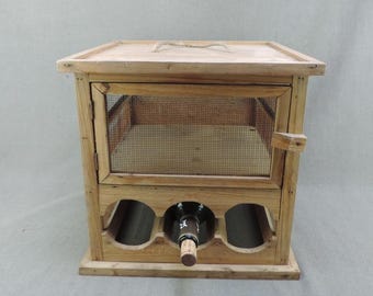 French Vintage Garde-Manger, Pie Safe, Cheese Keeper, Wine Rack