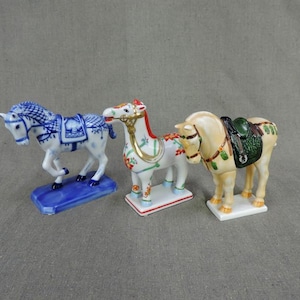 【ssx2673出品】フランクリンミント 陶器オルゴール 12個セット Franklin mint porcelain horses - Etsy 日本