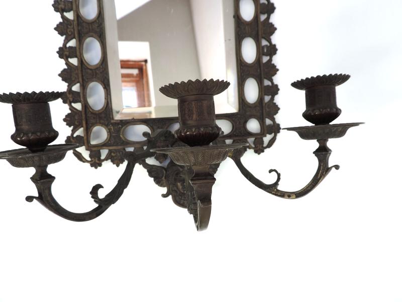 Applique murale bronze antique