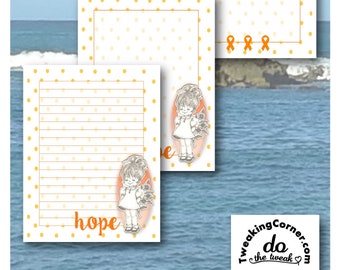 CRPS Awareness Stationery, Hope Letter Paper (Digital Download)