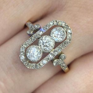 Edwardian diamond ring, c1910