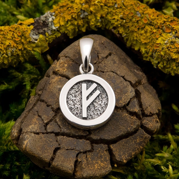 Runen Sterling Zilver 925 Noorse Oudere Futhark Runenketting Viking Sieraden Runen Noorse Pagan Bescherming rune talisman