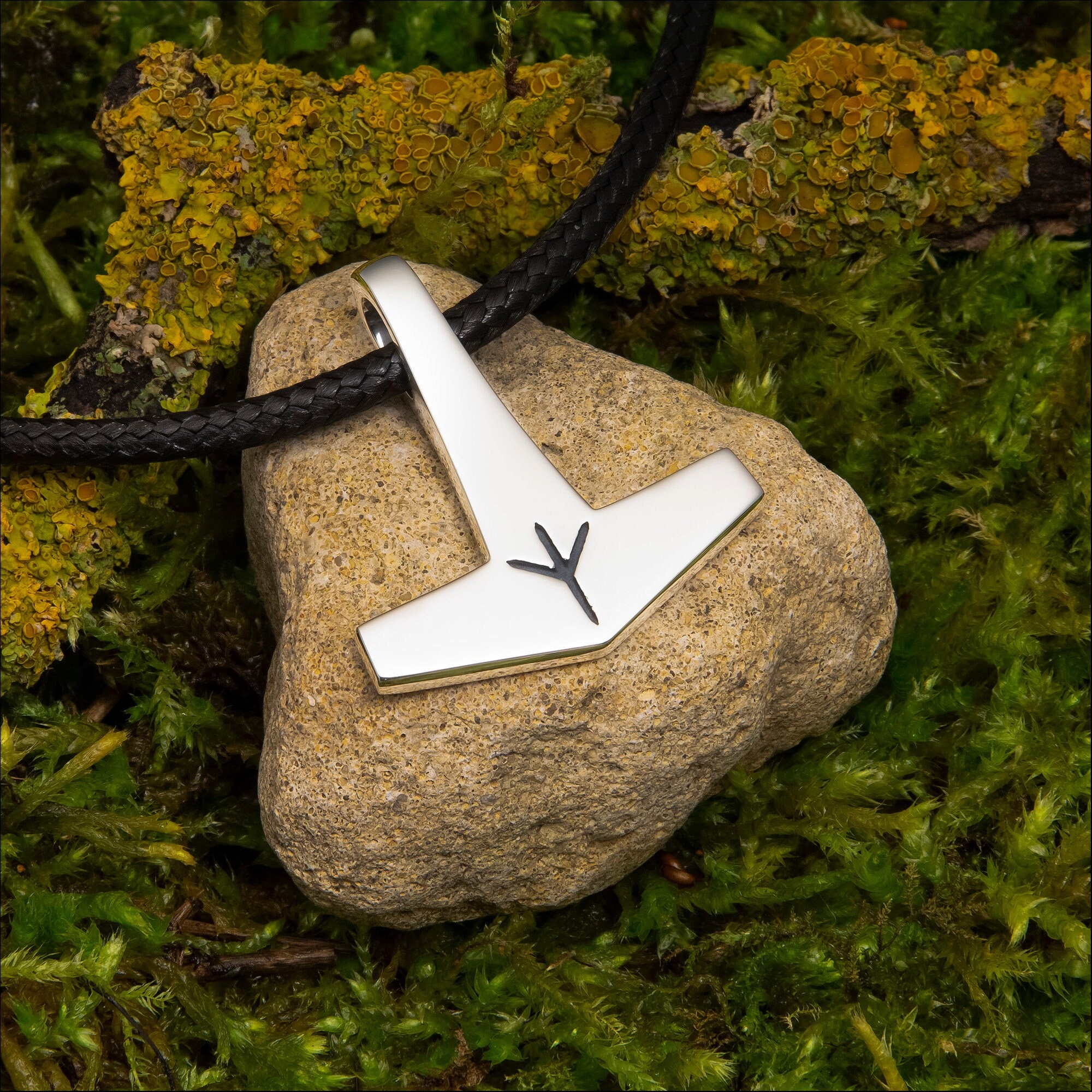 Silver Thors Hammer XIXLES Viking Thor Hammer Necklace 925