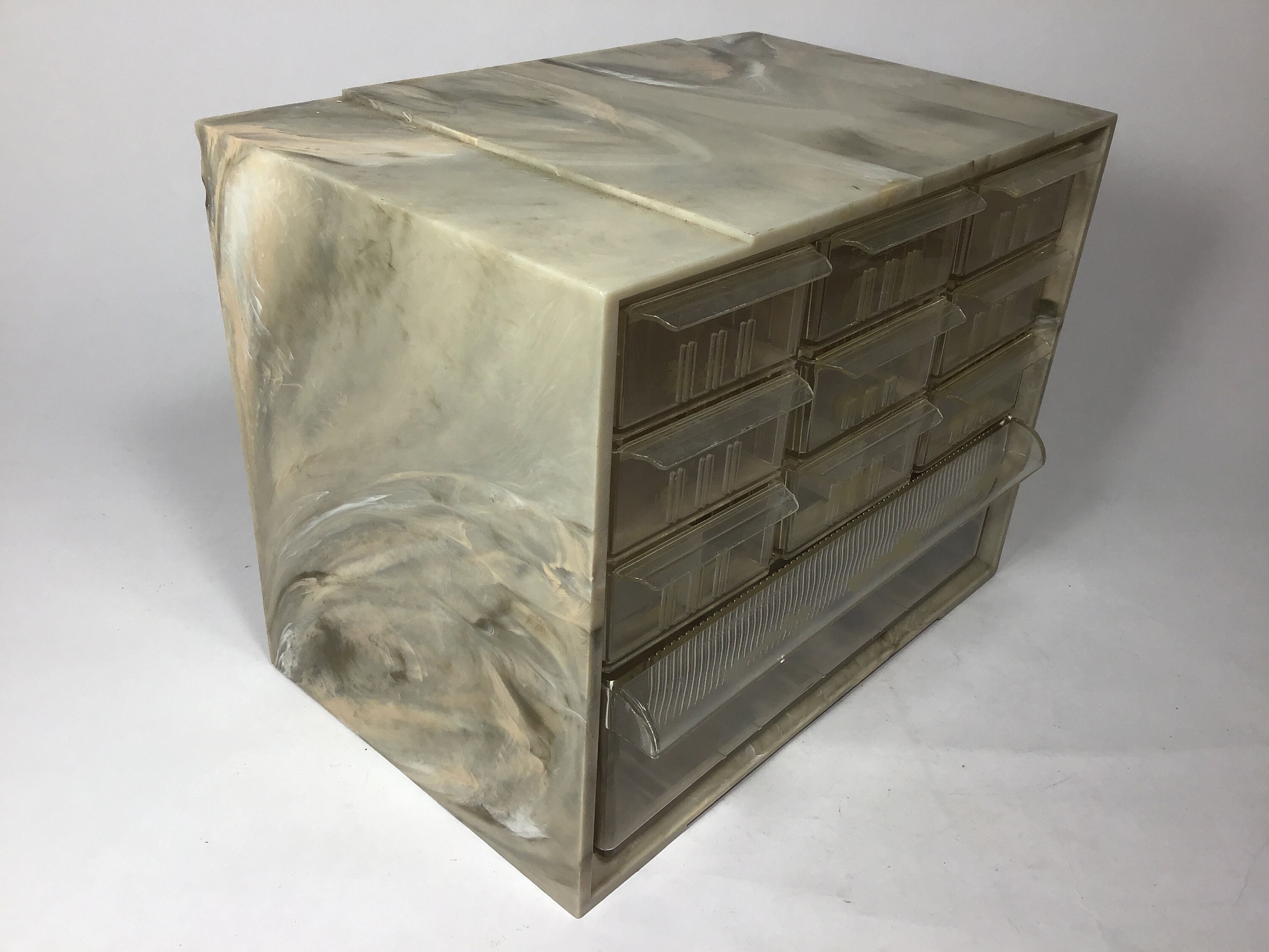 Akromils Storage Drawers Marbleized Plastic 10 Etsy