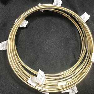 8” Metal Craft Rings, Vintage Hoops for Macrame or Dreamcatcher