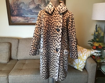 genuine leopard coat