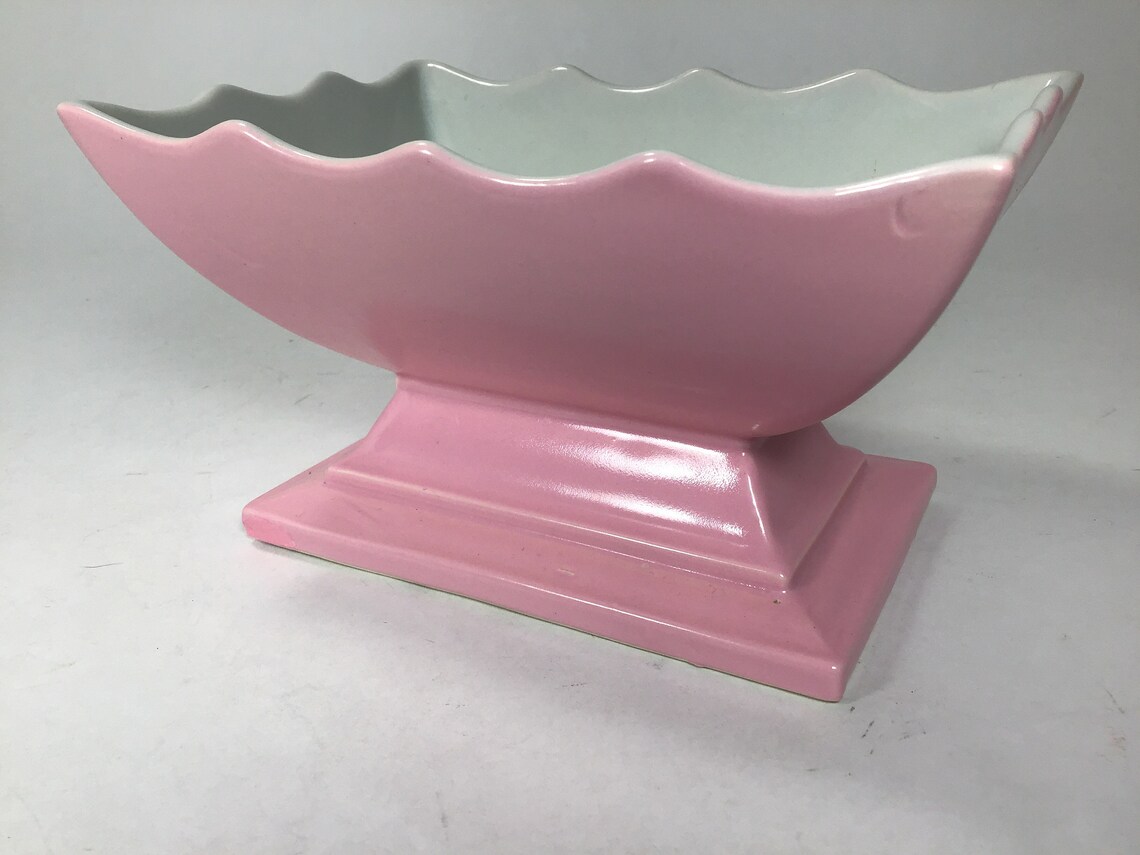Pink Hull Planter 157 Pink Ceramic Planter Vase | Etsy