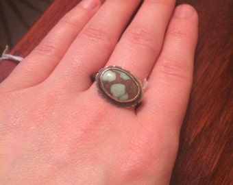Vintage Demel turquoise ring