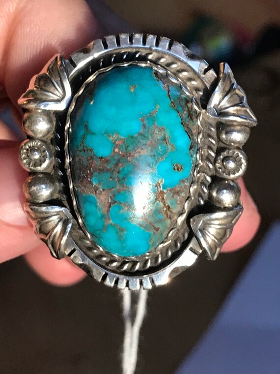 Huge Vintage lavender Bisbee turquoise