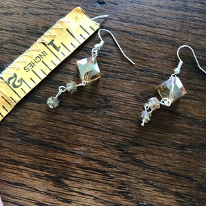 Handmade crystal earrings image 3