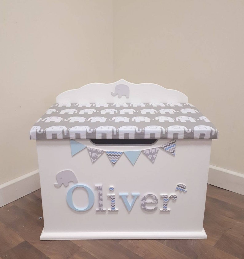 Personalised toy box custom bespoke wooden toy box Etsy
