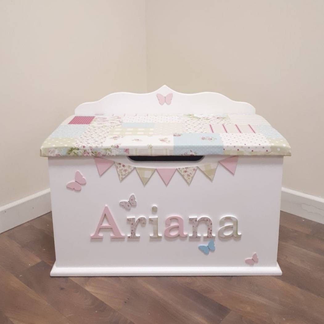 Personalised toy box custom bespoke wooden toy box Etsy