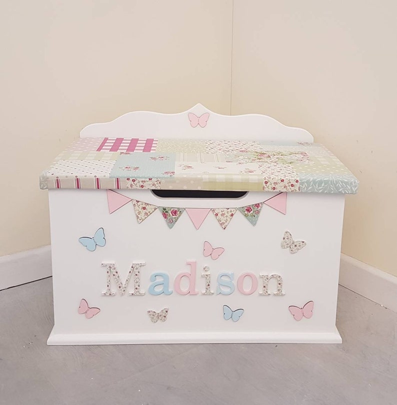 Personalised toy box custom bespoke wooden toy box Etsy