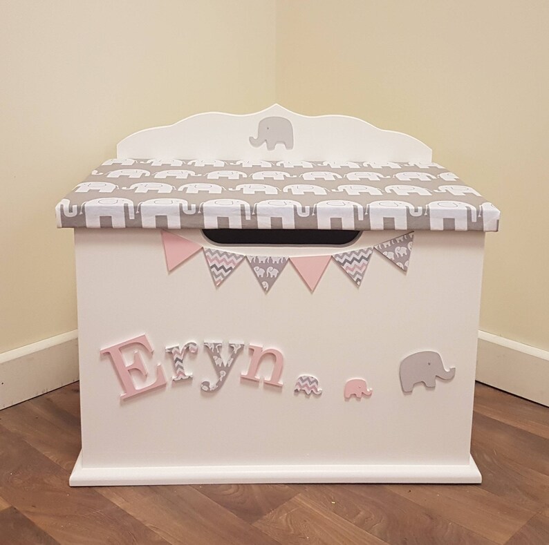 Personalised toy box custom bespoke wooden toy box Etsy