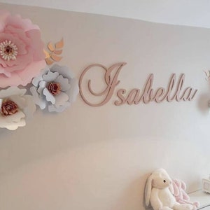 Wall name, wooden name, kids wall letters, children's name plaque, name plaque, kids decor, personalised, wall art, nursery letters, glitter