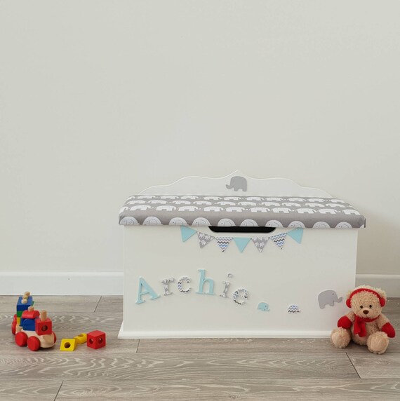 personalised toy box large