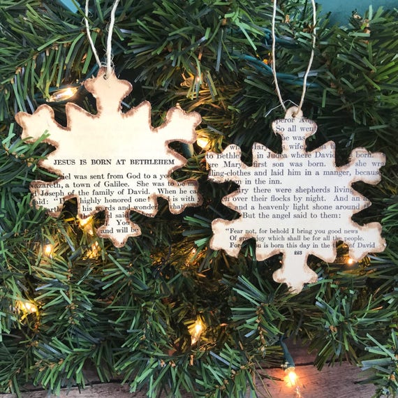 Items similar to Christmas Story Ornaments, Christmas Bible Story