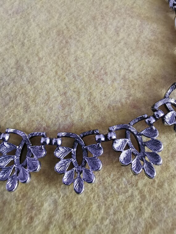 Vintage Jewelcraft/Coro leaf choker/necklace - image 8