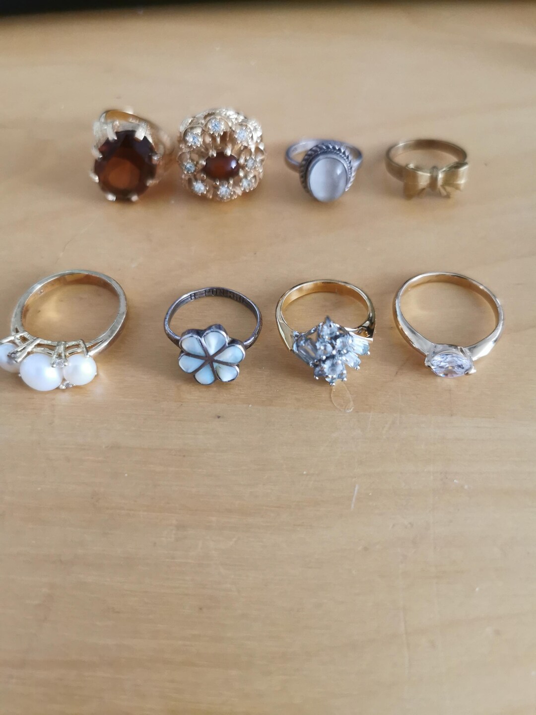 Collection of 8 Rings - Etsy UK