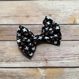 Ghosts & Pumpkins Hair Bow/ Haunted Mandion Inspired Hair Bow/ Halloween Hair Bow
