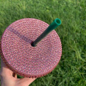 Rose Gold Rhinestone Starbucks 24 oz Cold Cup, Starbucks Cup, Custom Cup, Starbucks, Rhinestone Starbucks Cup, 24oz Cup, Starbucks Cup image 3