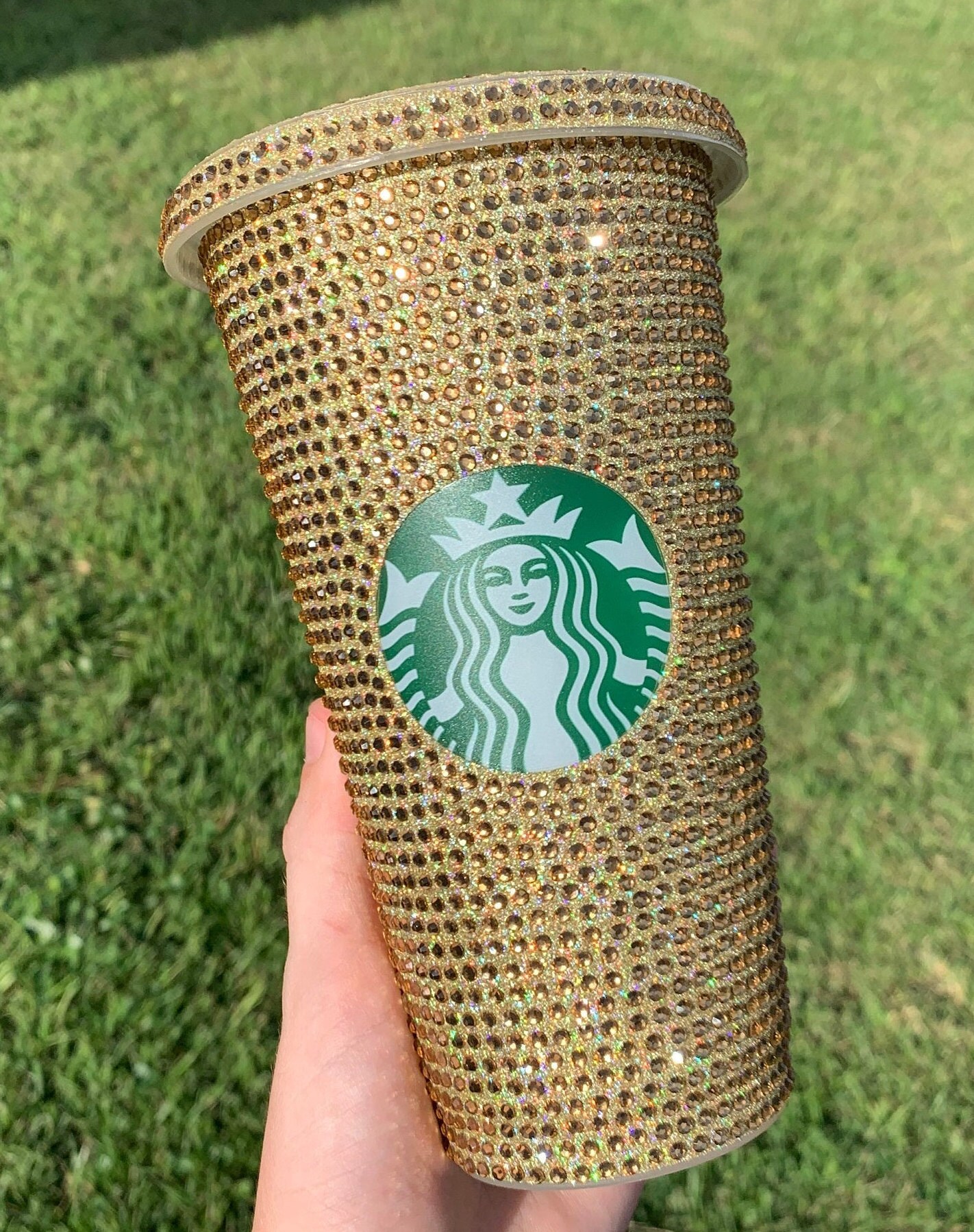 gold starbucks cup for sale
