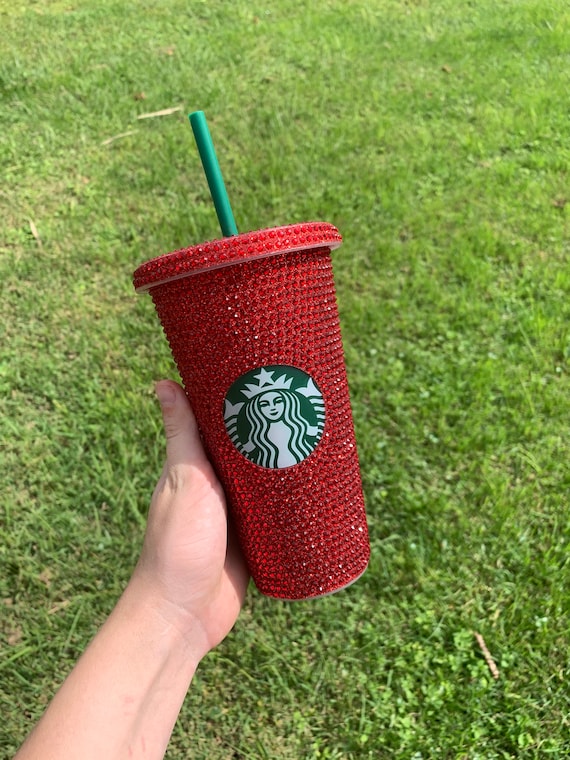 Starbucks China 2022 Valentine's Day checkerboard straw cup