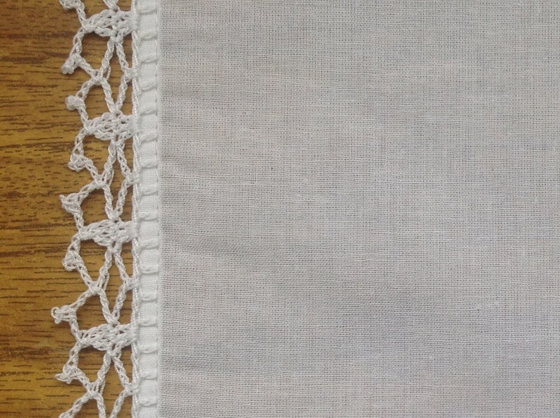 Handkerchief crocheted Ladies handkerchief Handmade Crochet lace Mother of the Bride Wedding hankies Baptism Pioneer JW