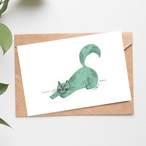 Carte "Streching Cat" image 2