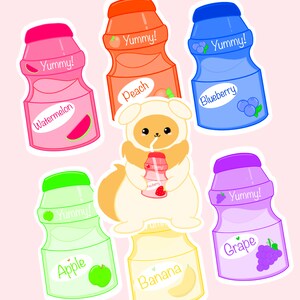 Little P’s Fruity Drink Sticker Pack