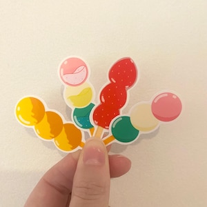 Adesivi dolci giapponesi Dango