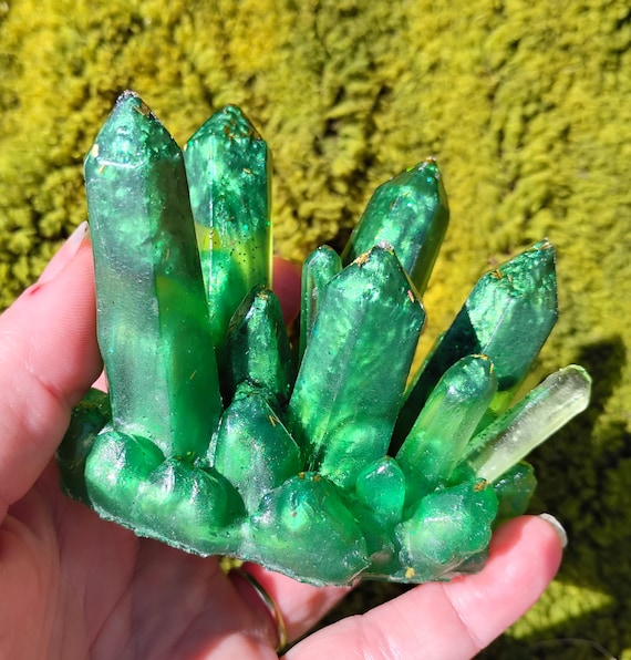 Mineral Resin Art〜Emerald & Pyrite style Mineral Resin Art〜Emerald & Pyrite style Emerald Ascension