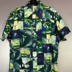 Vintage 1970s Kennington Mickey Mouse Fantasia Disco Shirt