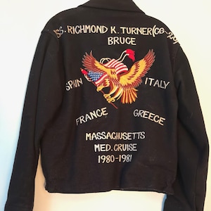 Us Navy Tour Jacket - Etsy