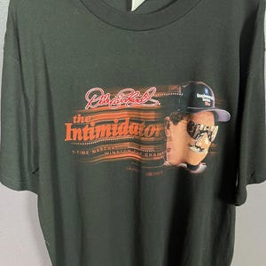 Vintage 1990s Dale Earnhardt Intimidator- 7 Time Nascar Winston Cup Champion T-Shirt