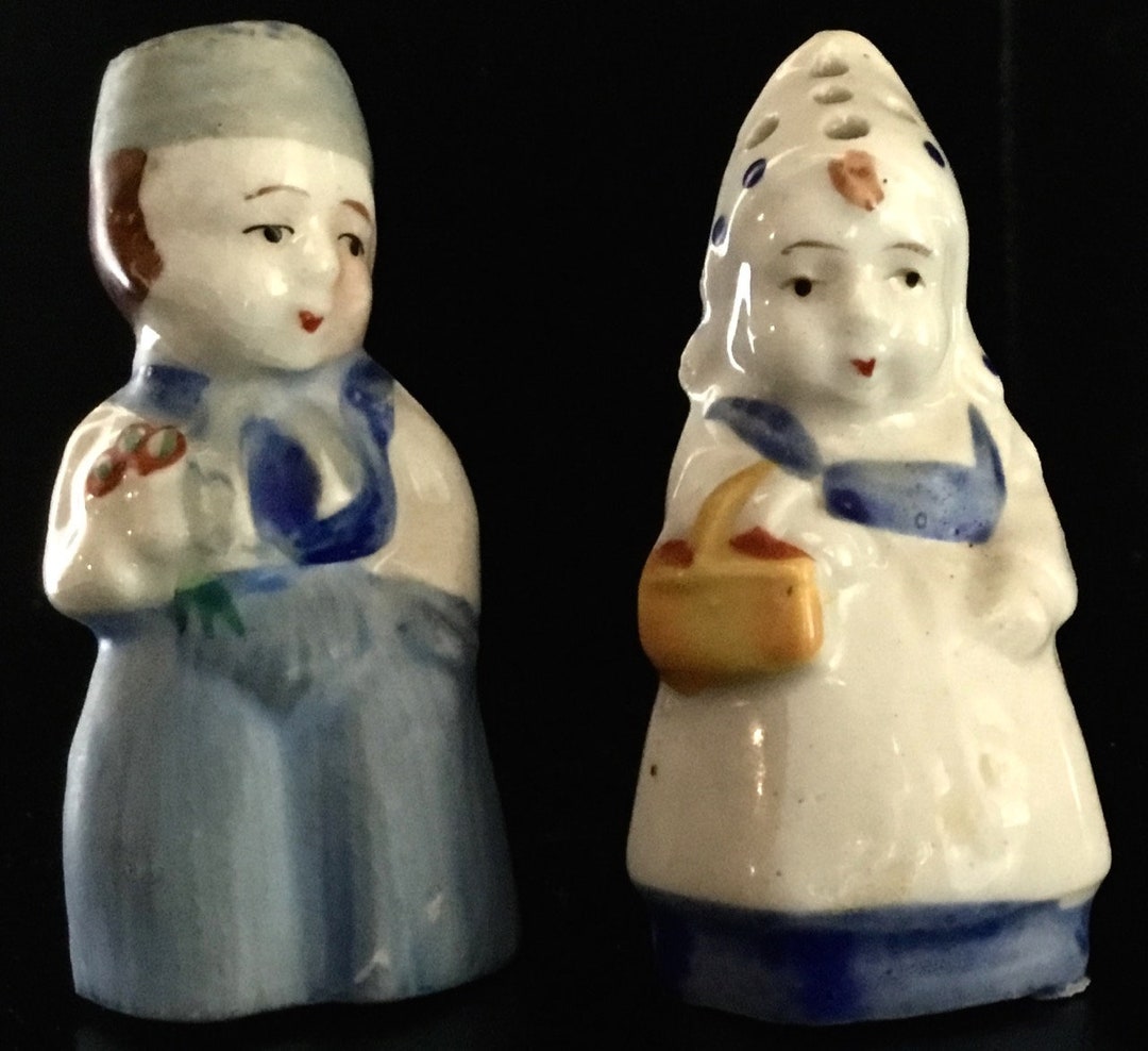 Vintage 1950s Dutch Boy and Girl Salt and Pepper Shakers - Etsy