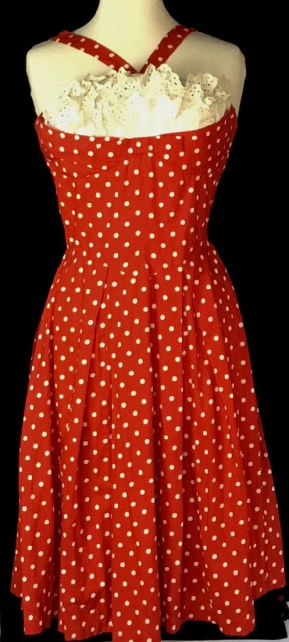 Vintage 1950s Polka Dot Sundress