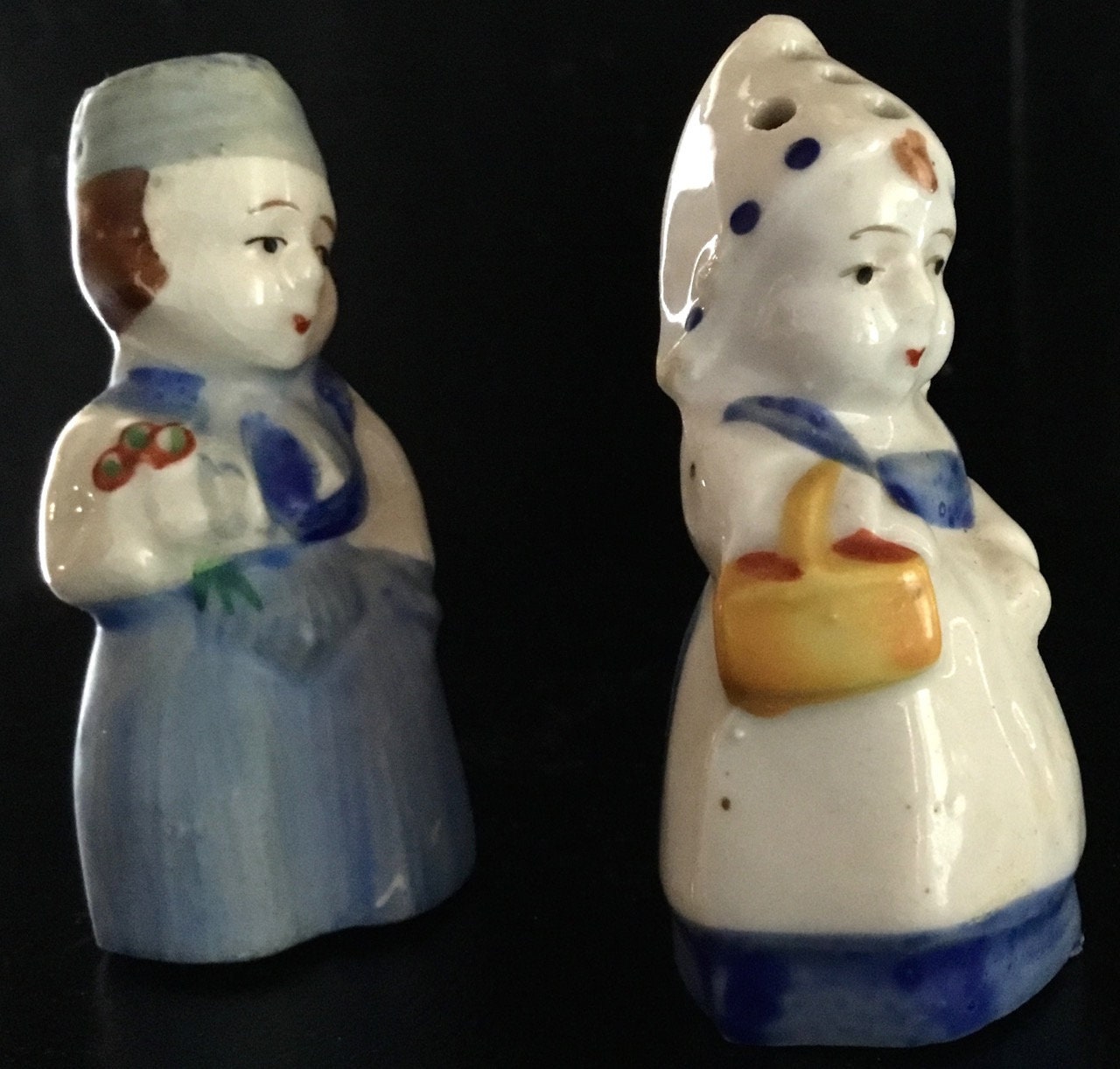 Vintage 1950s Dutch Boy and Girl Salt and Pepper Shakers - Etsy