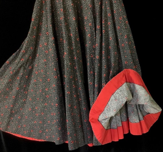 Vintage 1950s Jerell Jr. New York- Cotton Dress w… - image 3