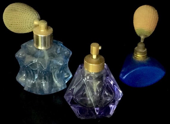 Vintage 1950s Perfume Bottles (3) - Gem