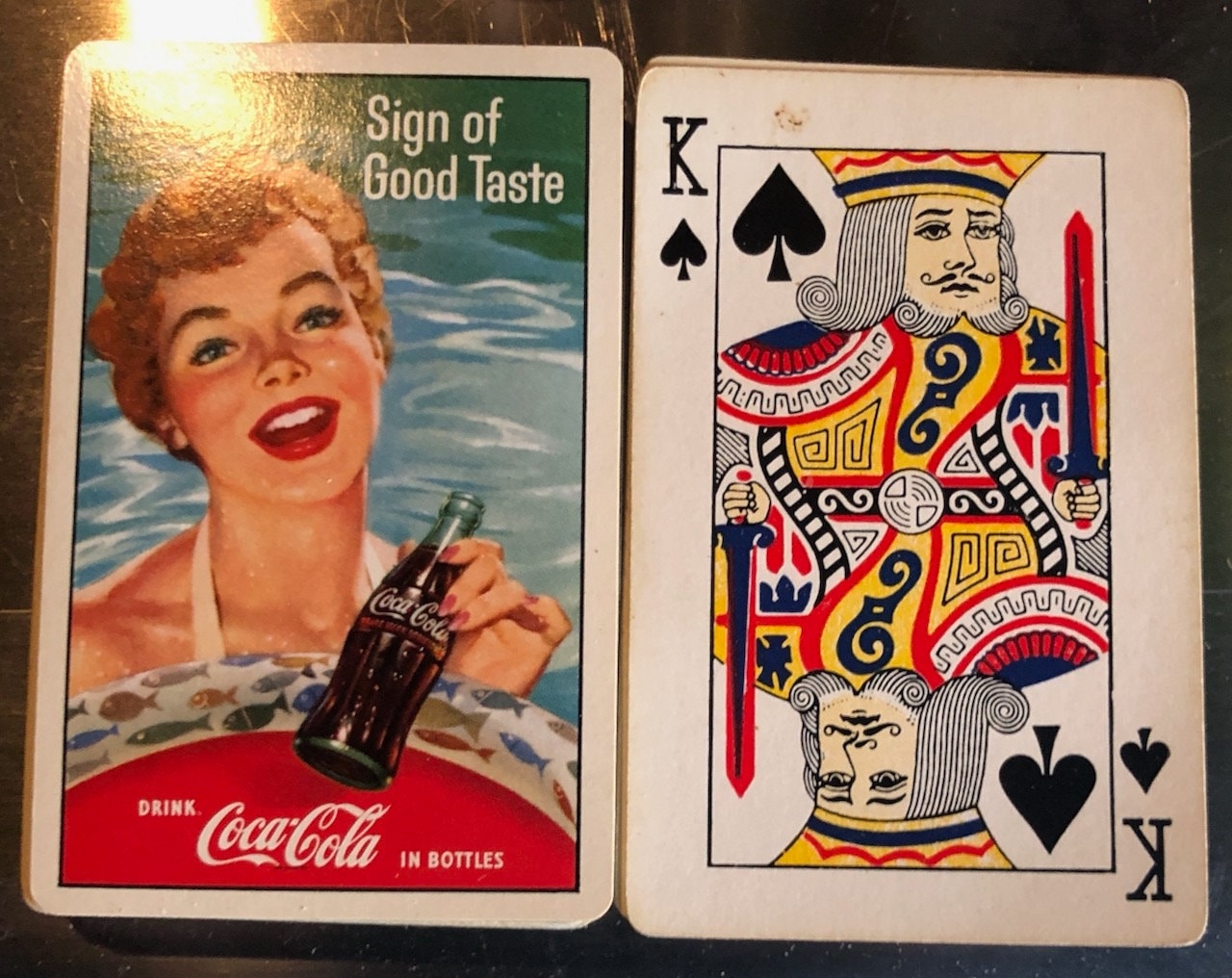 Vintage 1959 Coca-cola Playing Cards - Etsy